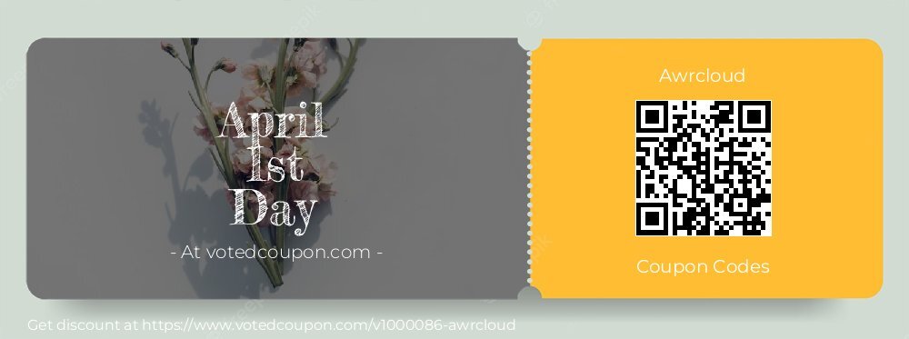 Awrcloud Coupon discount, offer to 2025 April 1st Day