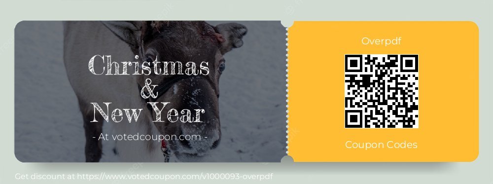 Overpdf Coupon discount, offer to 2023 Christmas & New Year