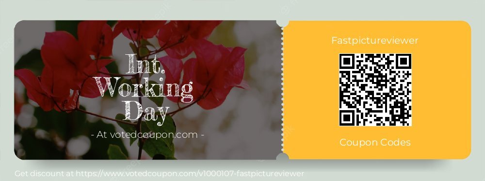 Fastpictureviewer Coupon discount, offer to 2025 April 1st Day