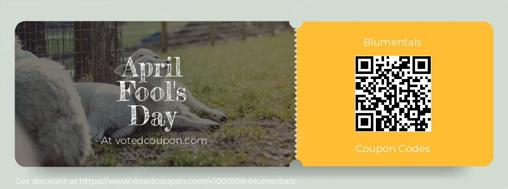Blumentals Coupon discount, offer to 2025 April Fool's Day