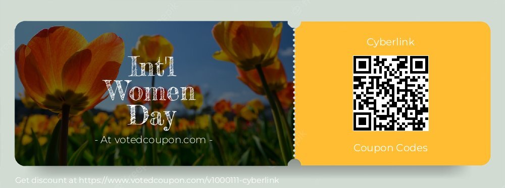 Cyberlink Coupon discount, offer to 2024 Mom's Day