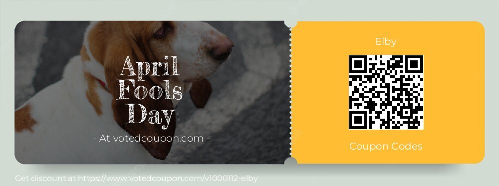 Elby Coupon discount, offer to 2024 April Fools Day