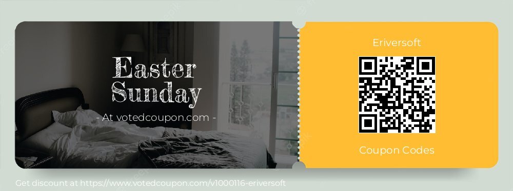 Eriversoft Coupon discount, offer to 2025 Easter Sunday