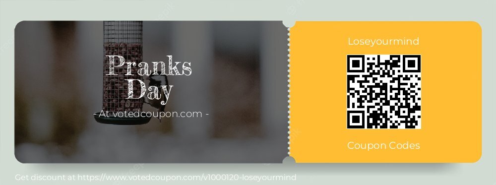 Loseyourmind Coupon discount, offer to 2024 Labor Day