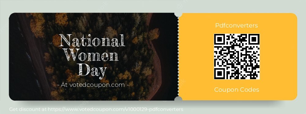 Pdfconverters Coupon discount, offer to 2024 Mom's Day