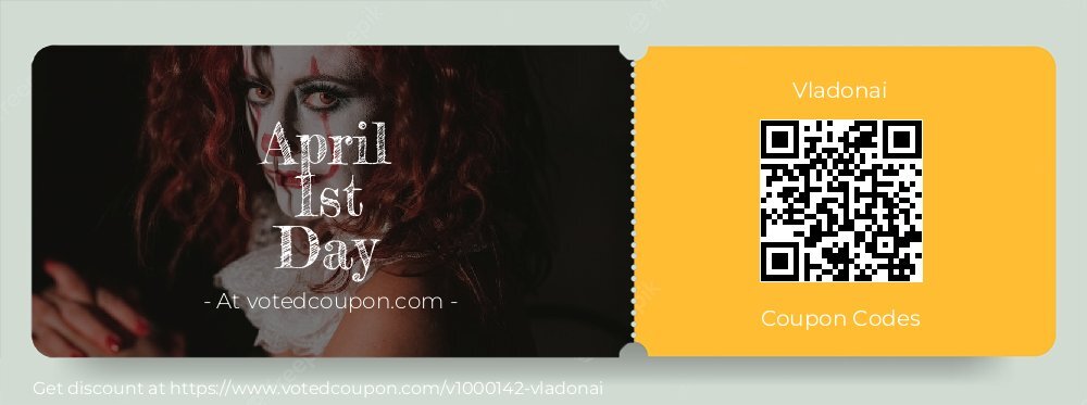 Vladonai Coupon discount, offer to 2025 April 1st Day