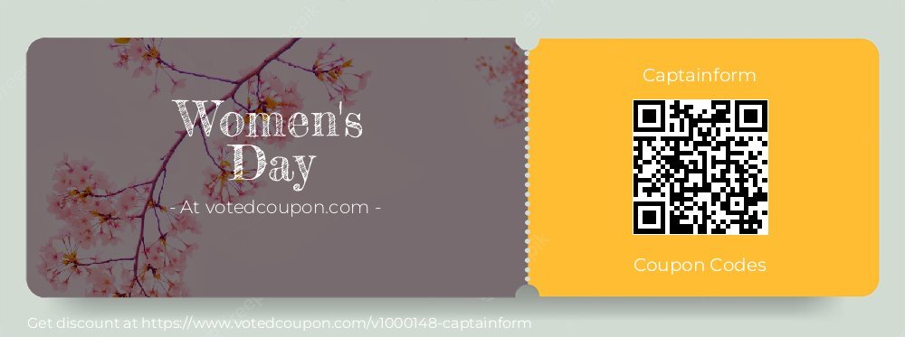 Captainform Coupon discount, offer to 2024 Labor Day