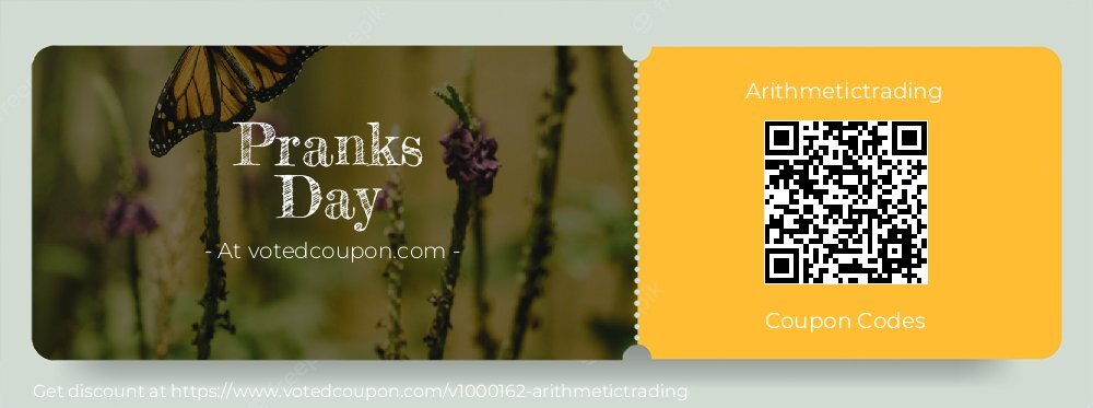 Arithmetictrading Coupon discount, offer to 2025 Pranks Day