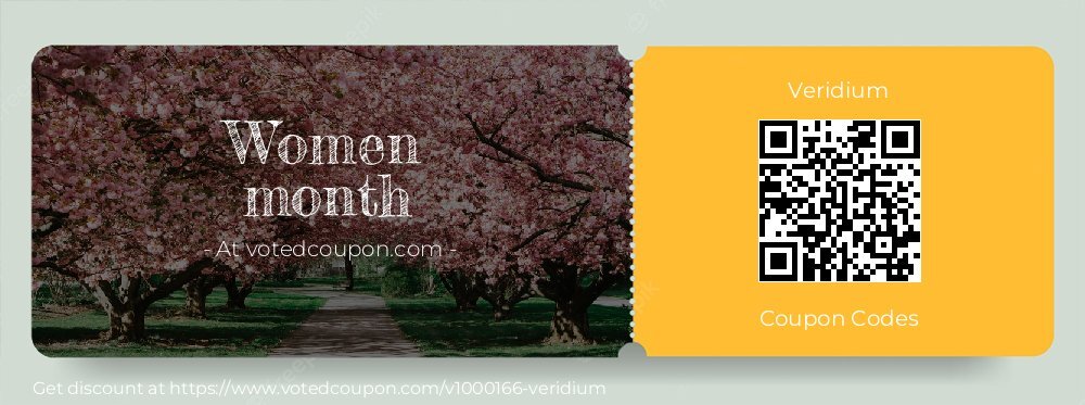 Veridium Coupon discount, offer to 2025 Spring