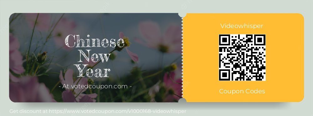 Videowhisper Coupon discount, offer to 2023 Winter