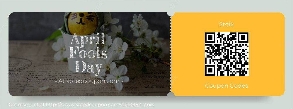 Stoik Coupon discount, offer to 2025 April Fools Day