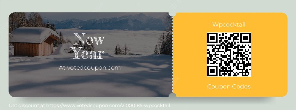 Wpcocktail Coupon discount, offer to 2023 Christmas Day
