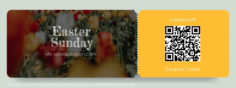 Lobstersoft Coupon discount, offer to 2025 Easter Sunday
