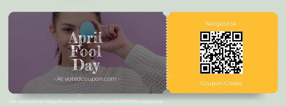 Netgate.sk Coupon discount, offer to 2025 April Fool Day