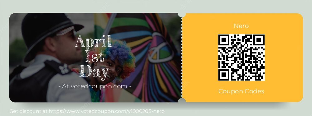 Nero Coupon discount, offer to 2025 April 1st Day