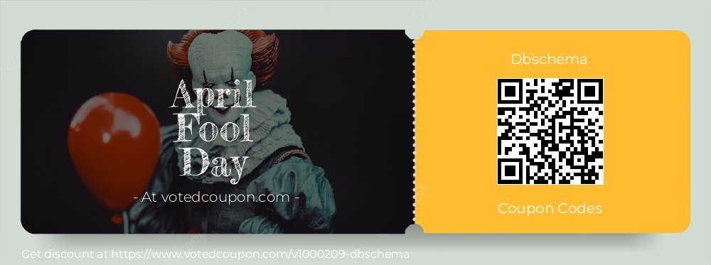 Dbschema Coupon discount, offer to 2024 April Fool Day