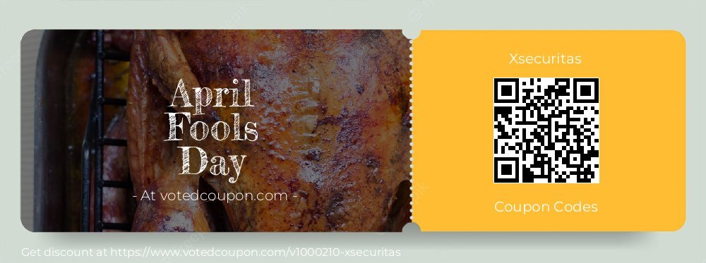 Xsecuritas Coupon discount, offer to 2024 April Fools Day