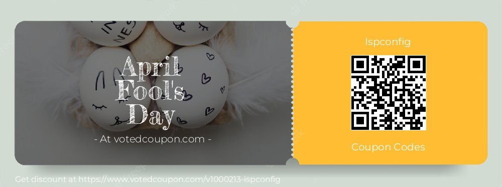 Ispconfig Coupon discount, offer to 2025 April Fool's Day