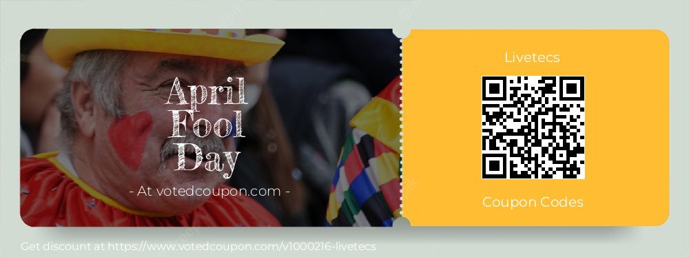 Livetecs Coupon discount, offer to 2025 April Fool Day