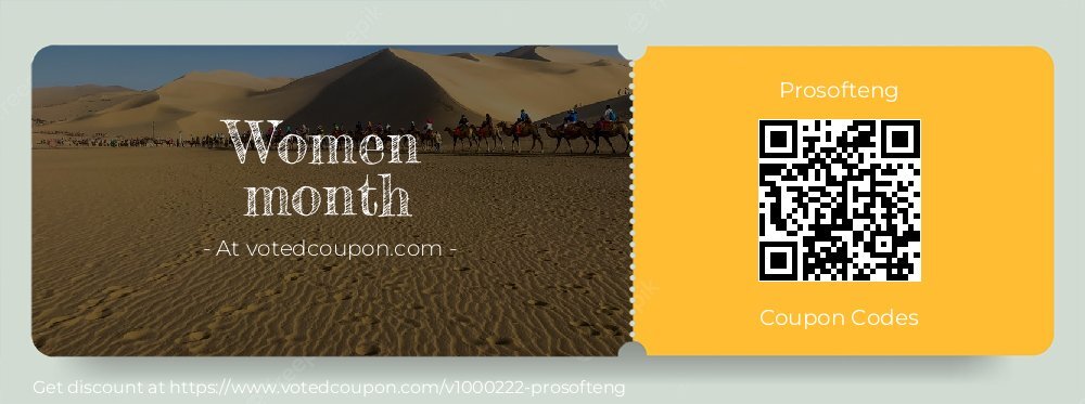 Prosofteng Coupon discount, offer to 2025 Spring