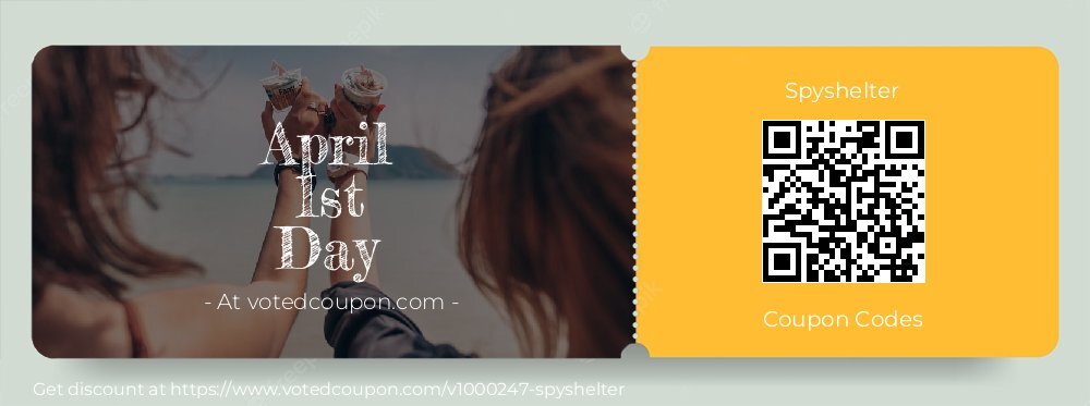 Spyshelter Coupon discount, offer to 2025 April 1st Day