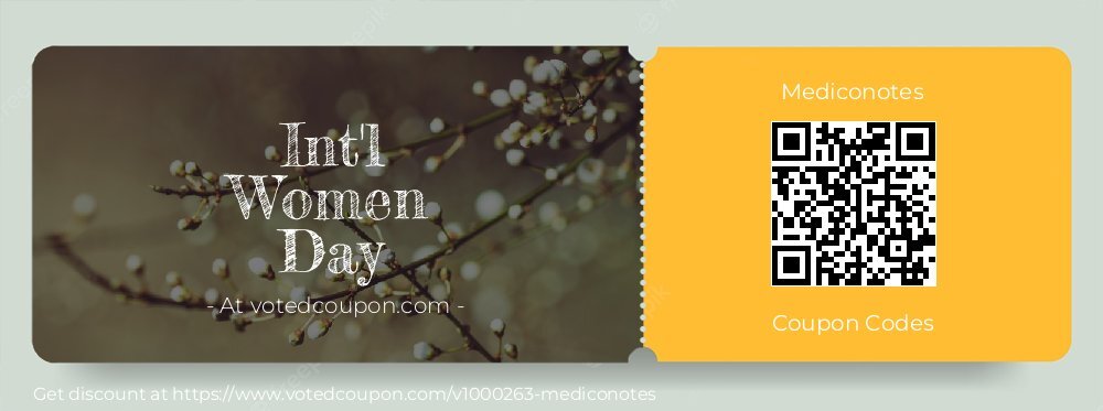 Mediconotes Coupon discount, offer to 2024 Mothers Day