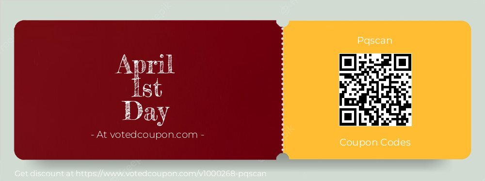 Pqscan Coupon discount, offer to 2025 April 1st Day