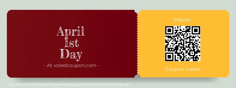 Pqscan Coupon discount, offer to 2024 April 1st Day