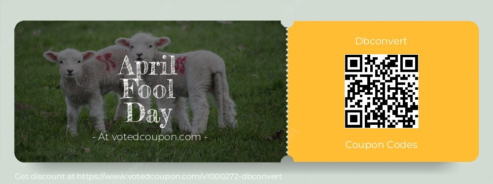 Dbconvert Coupon discount, offer to 2025 April Fool Day