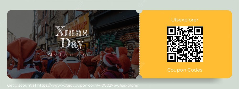 Ufsexplorer Coupon discount, offer to 2023 Xmas Day