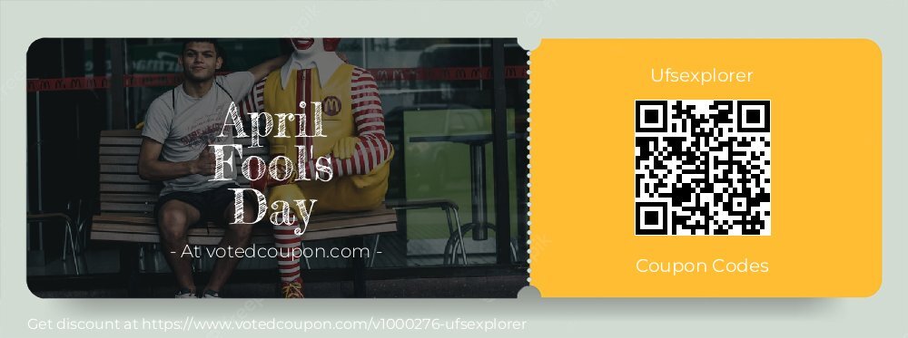 Ufsexplorer Coupon discount, offer to 2025 April Fool's Day