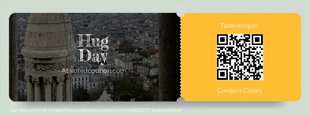 Tadeveloper Coupon discount, offer to 2025 Easter Sunday