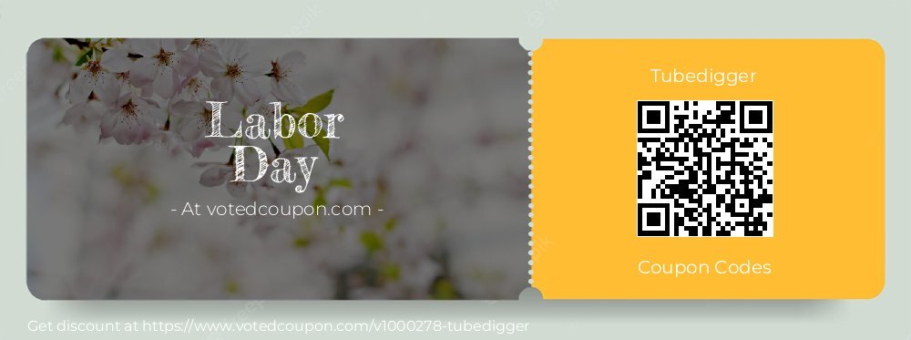 Tubedigger Coupon discount, offer to 2024 Spring