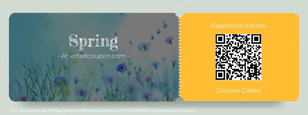 Paperscan.orpalis Coupon discount, offer to 2025 Spring