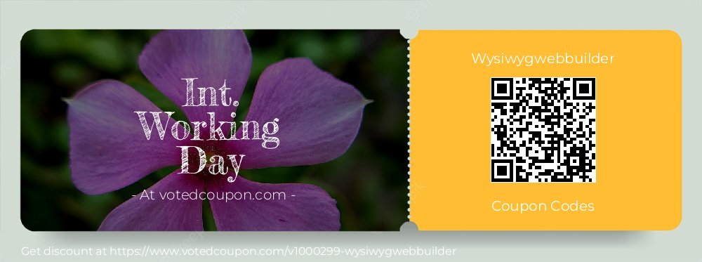 Wysiwygwebbuilder Coupon discount, offer to 2025 Spring