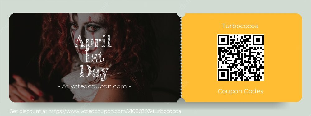 Turbococoa Coupon discount, offer to 2025 April 1st Day