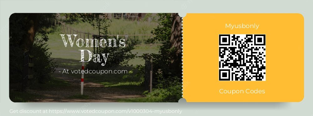 Myusbonly Coupon discount, offer to 2024 #mothersday