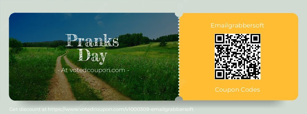Emailgrabbersoft Coupon discount, offer to 2025 Pranks Day