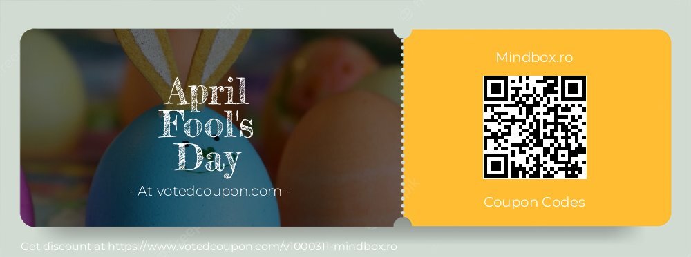 Mindbox.ro Coupon discount, offer to 2025 April Fool's Day
