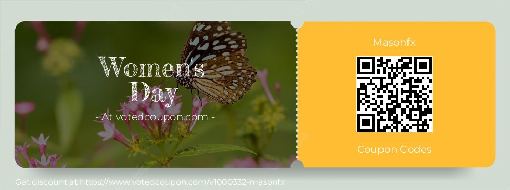 Masonfx Coupon discount, offer to 2025 April Fool's Day