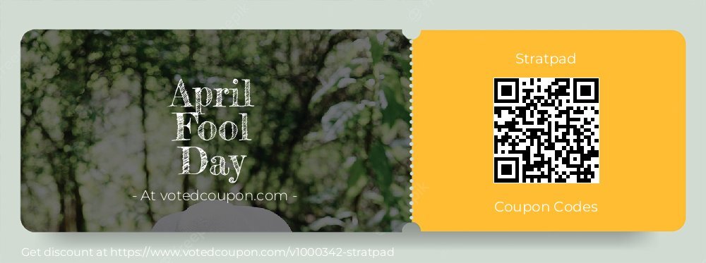 Stratpad Coupon discount, offer to 2025 April Fool Day