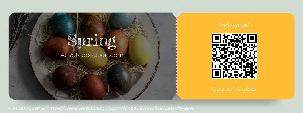 Individual Coupon discount, offer to 2025 Spring