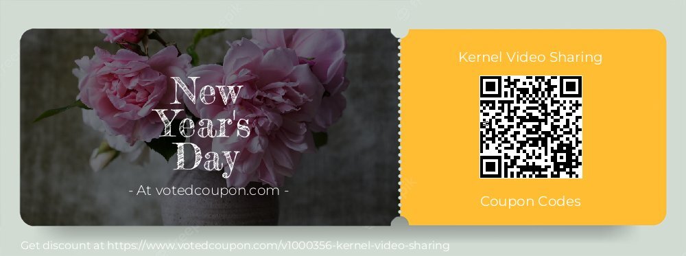 Kernel Video Sharing Coupon discount, offer to 2024 Valentines Day