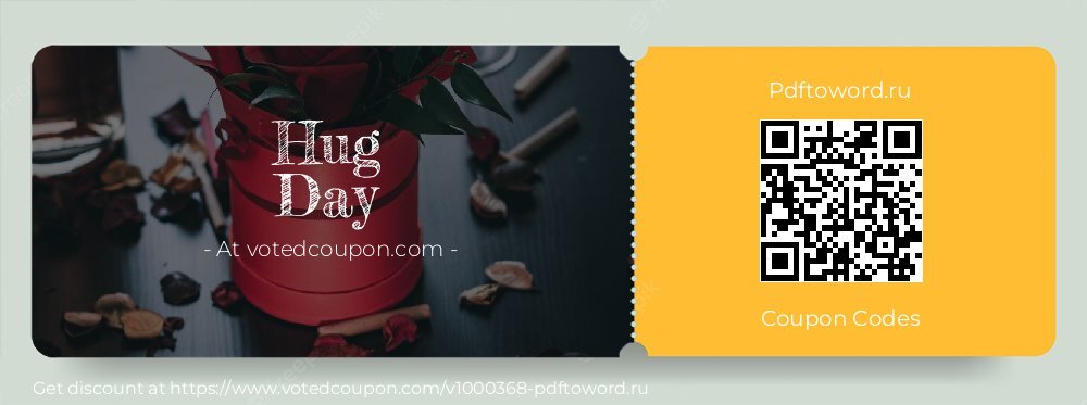 Pdftoword.ru Coupon discount, offer to 2024 Mothers Day