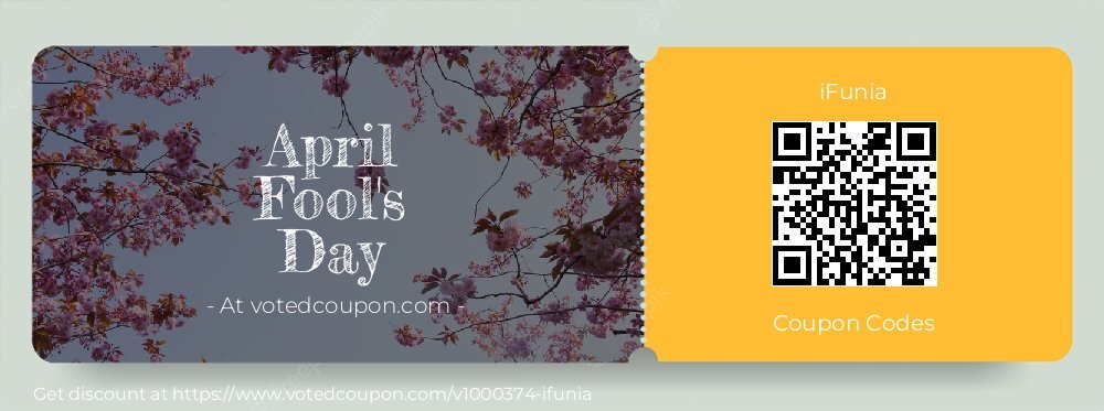 iFunia Coupon discount, offer to 2025 April Fool's Day
