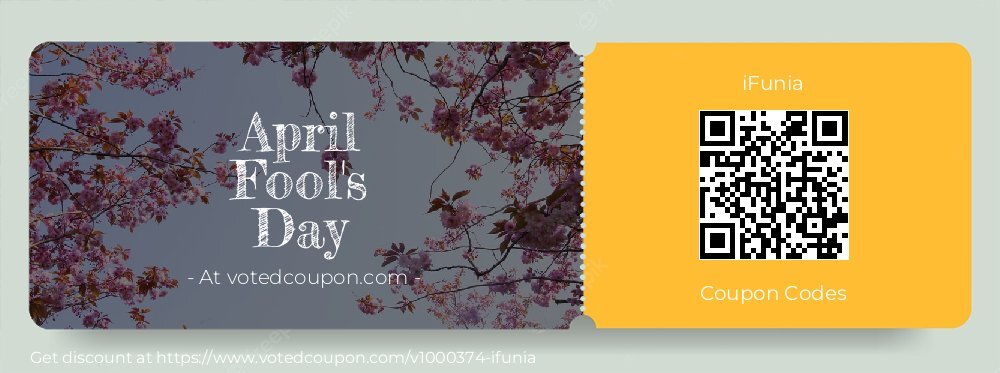 iFunia Coupon discount, offer to 2024 April Fool's Day