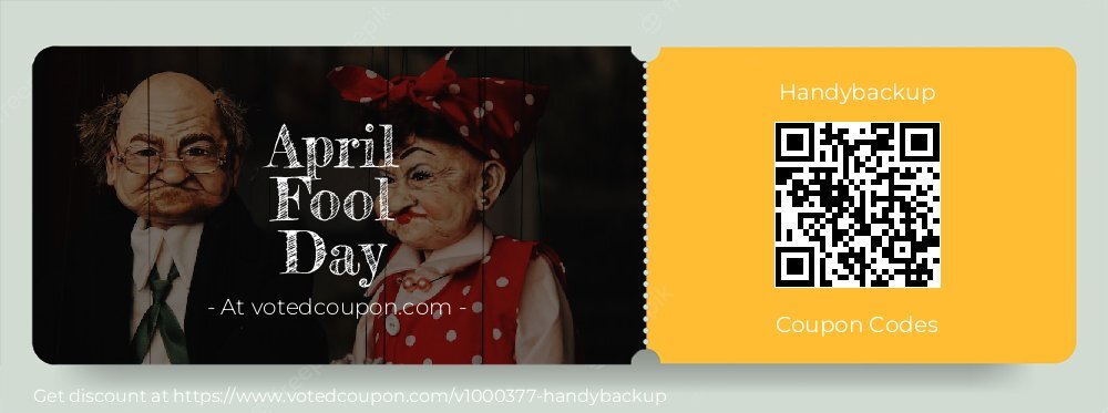 Handybackup Coupon discount, offer to 2025 April Fool Day