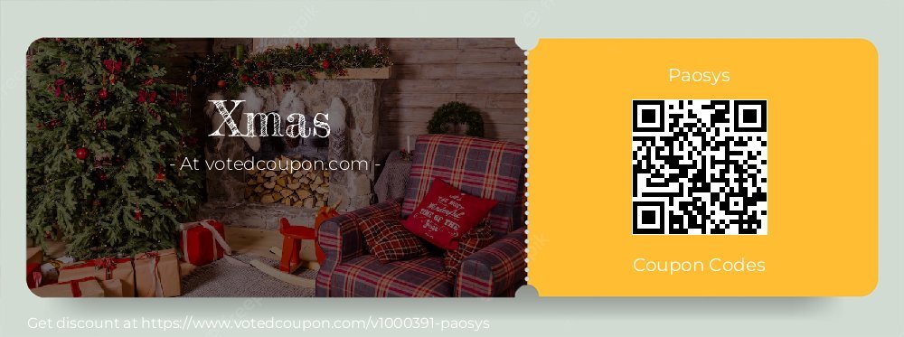 Paosys Coupon discount, offer to 2024 Valentines Day
