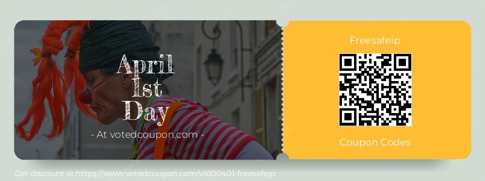 Freesafeip Coupon discount, offer to 2024 April 1st Day