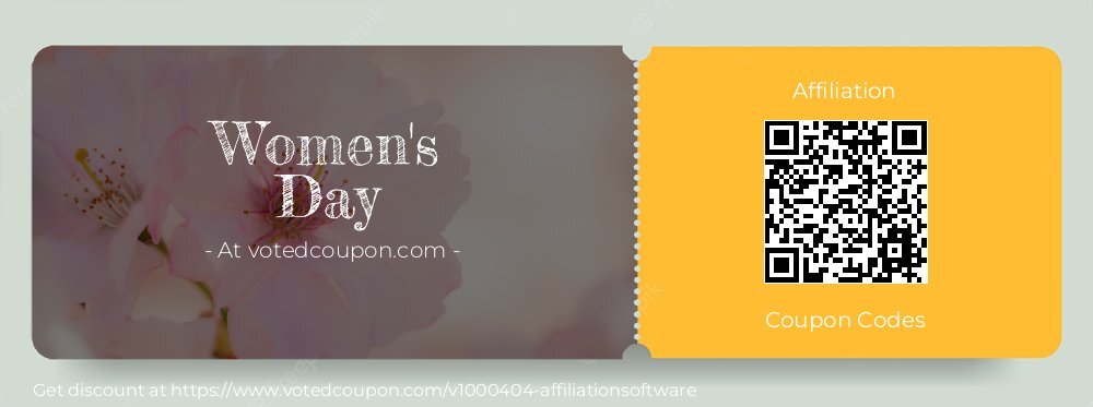 Affiliation Coupon discount, offer to 2025 Spring